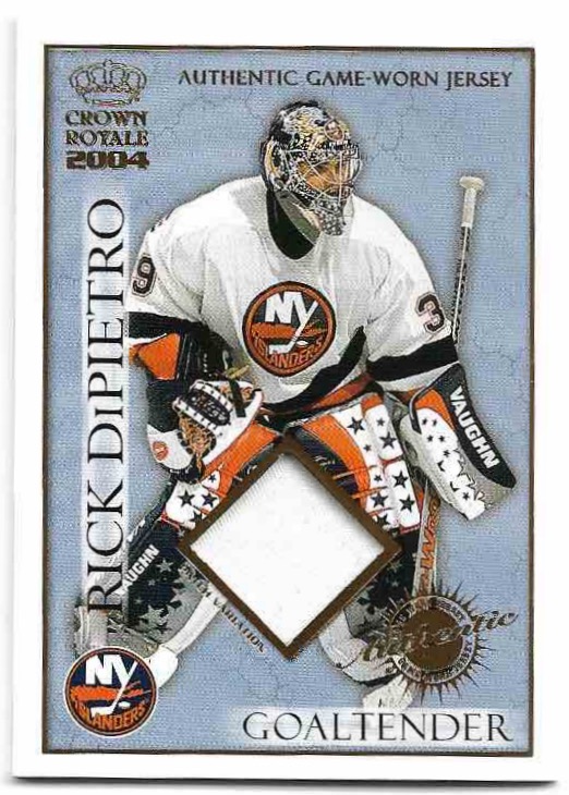 Jersey Authentic Game-Worn Jerseys RICK DIPIETRO 03-04 Pacific Crown Royale /220
