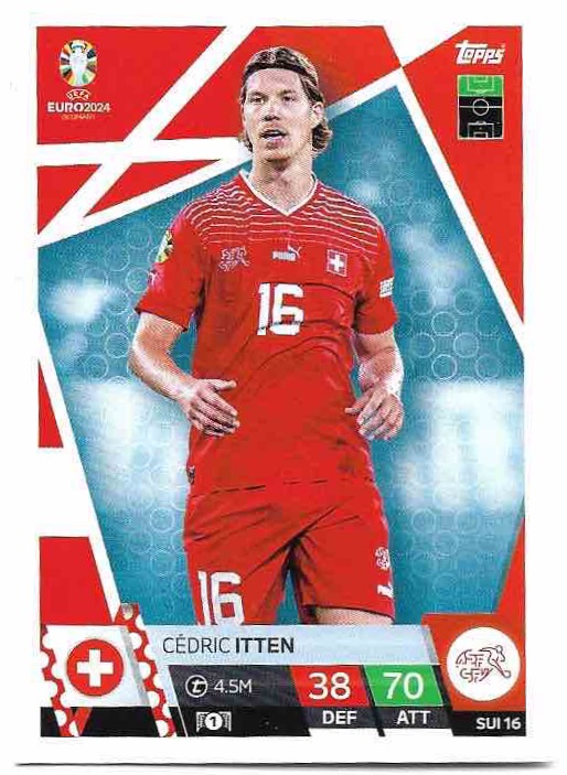 CEDRIC ITTEN 2024 EURO Match Attax