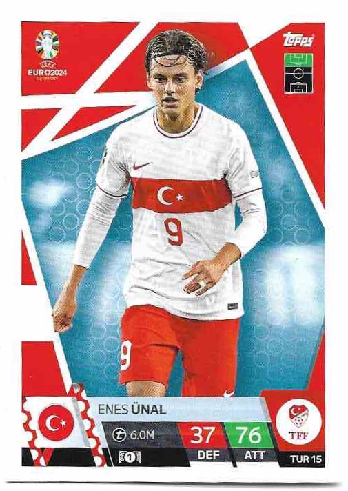 ENES UNAL 2024 EURO Match Attax