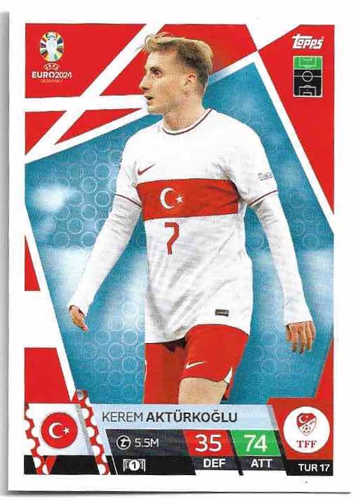 KEREM AKTURKOGLU 2024 EURO Match Attax