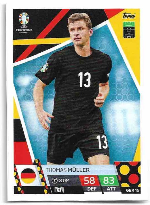 THOMAS MULLER 2024 EURO Match Attax