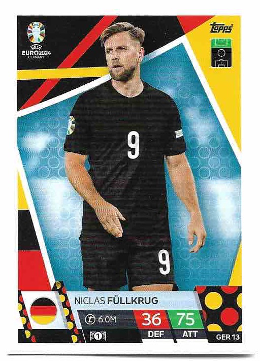 NICLAS FULLKRUG 2024 EURO Match Attax