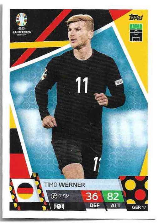 TIMO WERNER 2024 EURO Match Attax