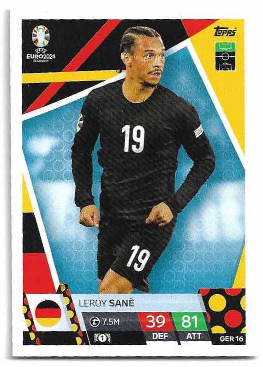 LEROY SANE 2024 EURO Match Attax