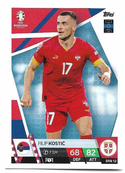 FILIP KOSTIC 2024 EURO Match Attax