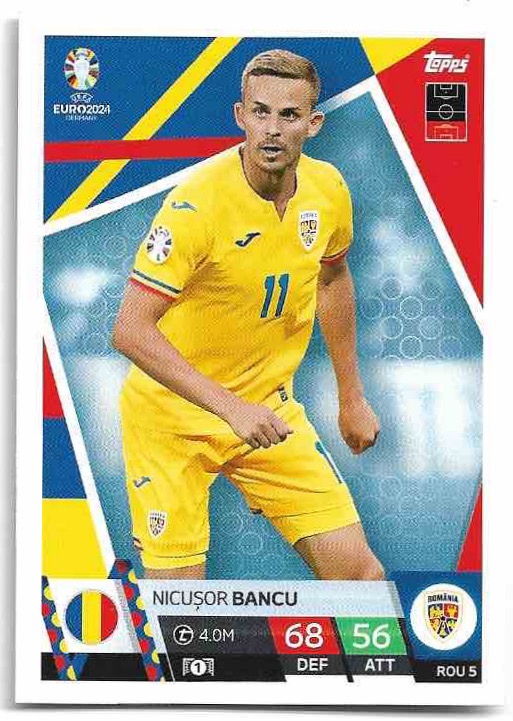 NICUSOR BANCU 2024 EURO Match Attax