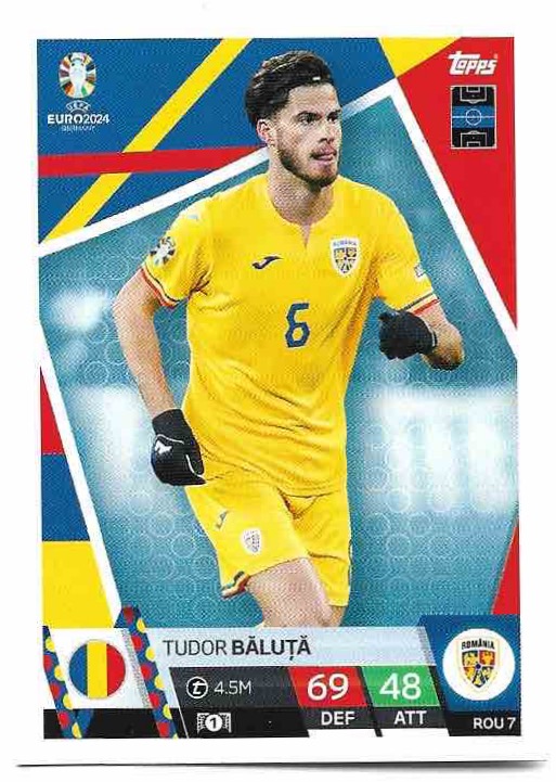 TUDOR BALUTA 2024 EURO Match Attax