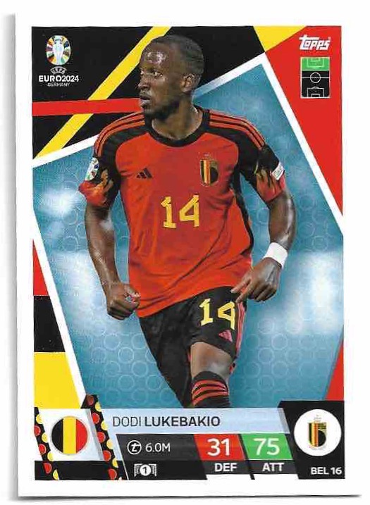 DODI LUKEBAKIO 2024 EURO Match Attax