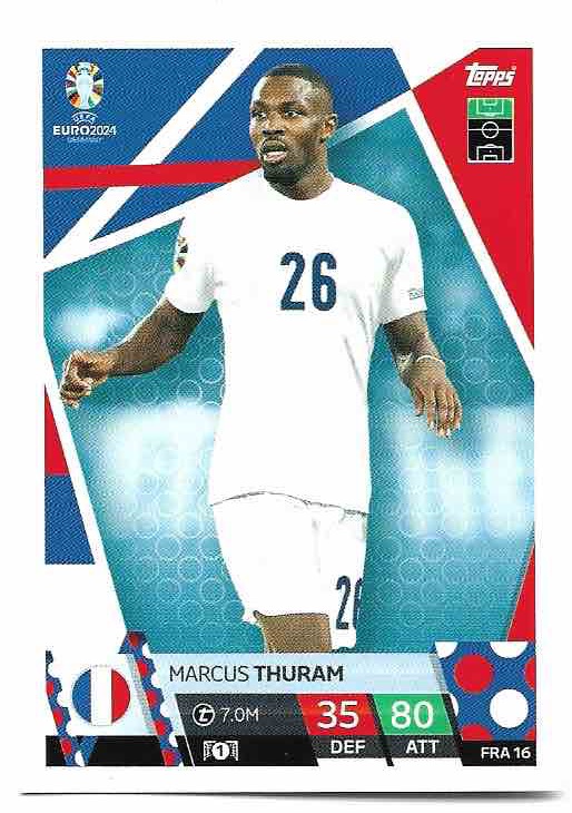 MARCUS THURAM 2024 EURO Match Attax