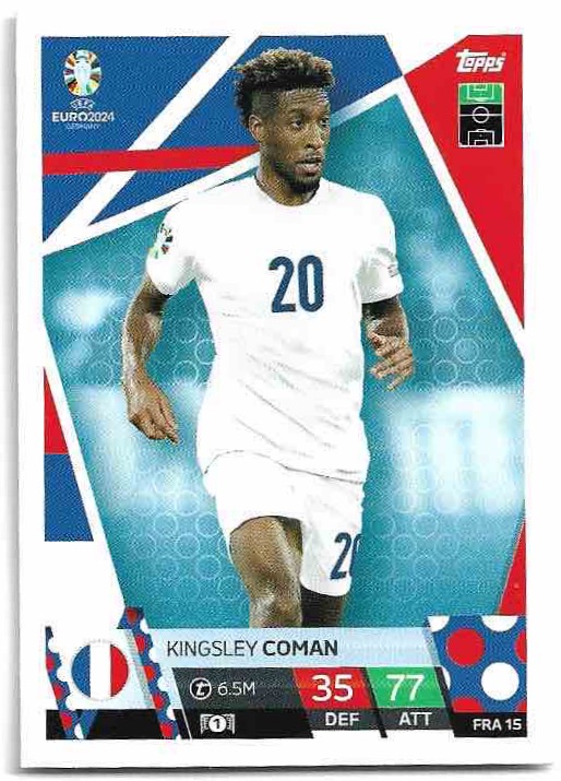 KINGSLEY COMAN 2024 EURO Match Attax