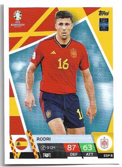 RODRI 2024 EURO Match Attax