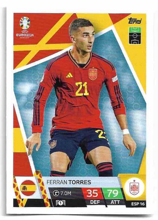 FERRAN TORRES 2024 EURO Match Attax