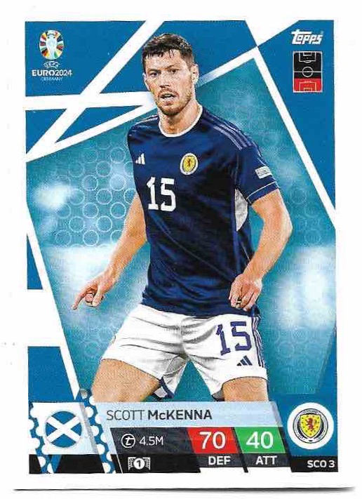 SCOTT MCKENNA 2024 EURO Match Attax