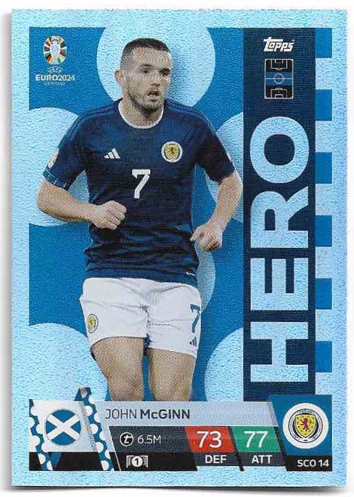 Hero JOHN MCGINN 2024 EURO Match Attax