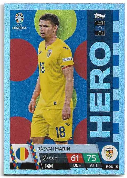 Hero RAZVAN MARIN 2024 EURO Match Attax