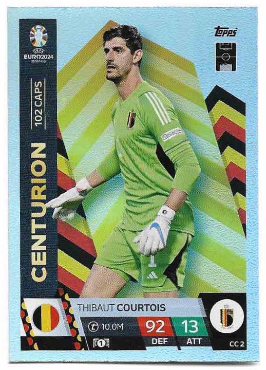 Centurion THIBAUT COURTOIS 2024 EURO Match Attax