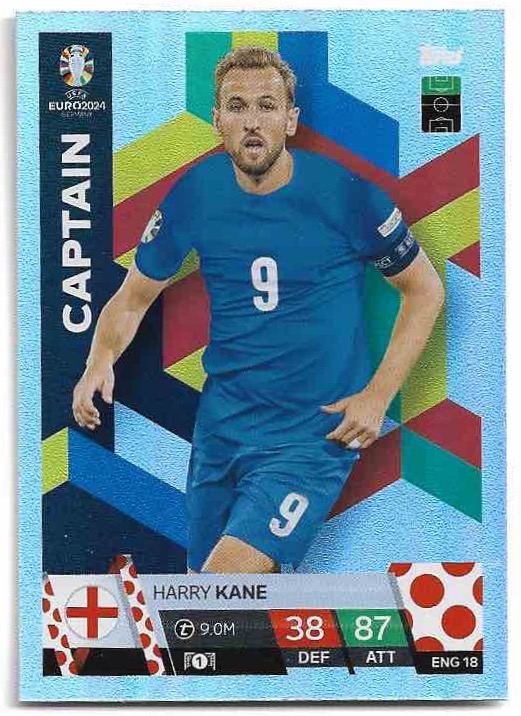 Captain HARRY KANE 2024 EURO Match Attax