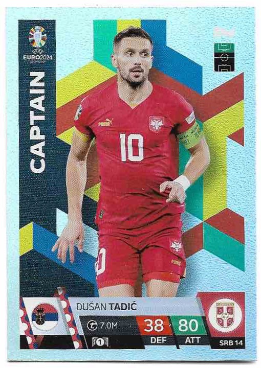 Captain DUSAN TADIC 2024 EURO Match Attax