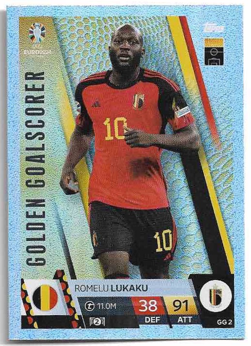 Golden Goal Scorer ROMELU LUKAKU 2024 EURO Match Attax