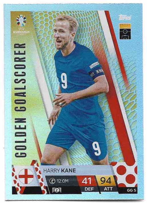 Golden Goal Scorer HARRY KANE 2024 EURO Match Attax