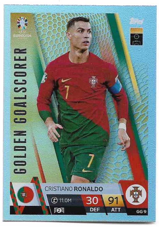 Golden Goal Scorer CRISTIANO RONALDO 2024 EURO Match Attax