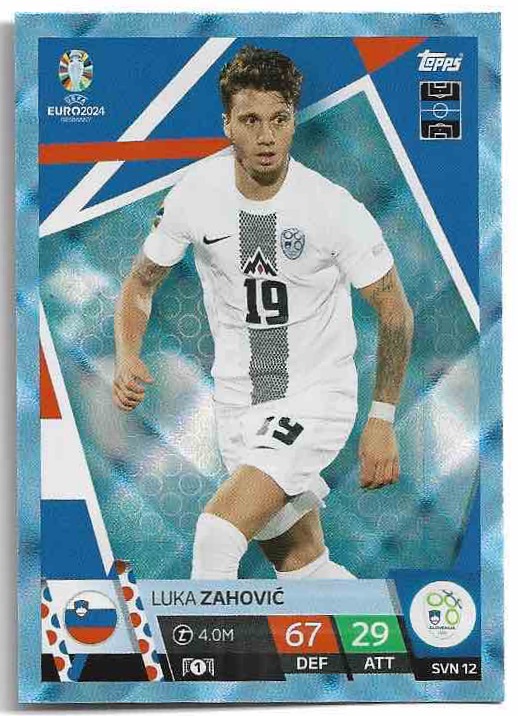 Crystal LUKA ZAHOVIC 2024 EURO Match Attax