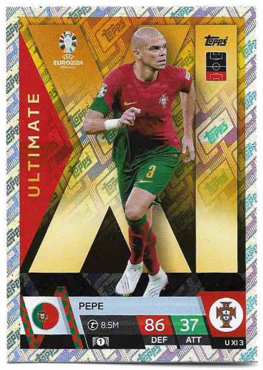 Holographic Ultimate PEPE 2024 EURO Match Attax