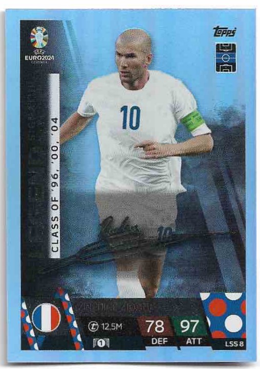 Legend Signature Styles ZINEDINE ZIDANE 2024 EURO Match Attax