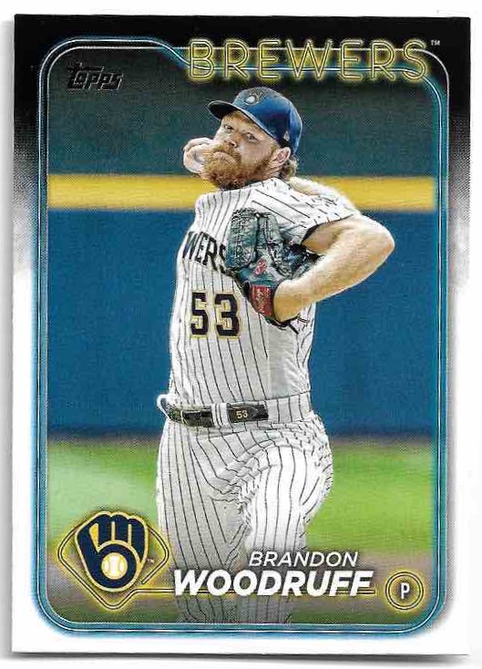 BRANDON WOODRUFF 2024 Topps Series 1 Baseball