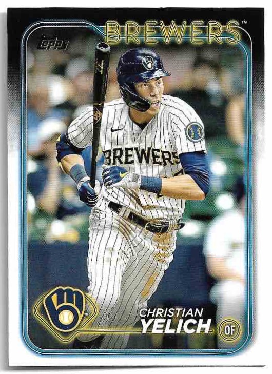 CHRISTIAN YELICH 2024 Topps Series 1 Baseball