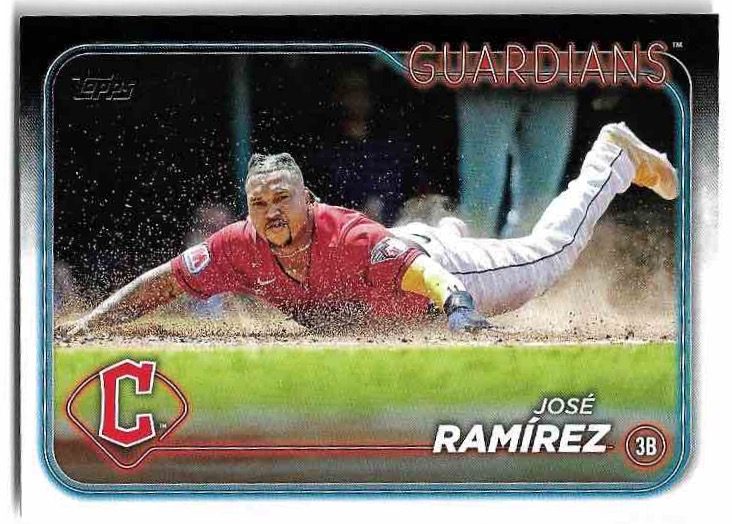 JOSE RAMIREZ 2024 Topps Series 1 Baseball