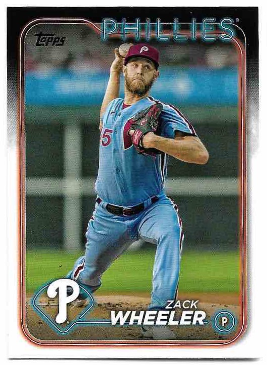 ZACK WHEELER 2024 Topps Series 1 Baseball