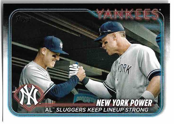 NEW YORK POWER RIZZO/JUDGE 2024 Topps Series 1 Baseball