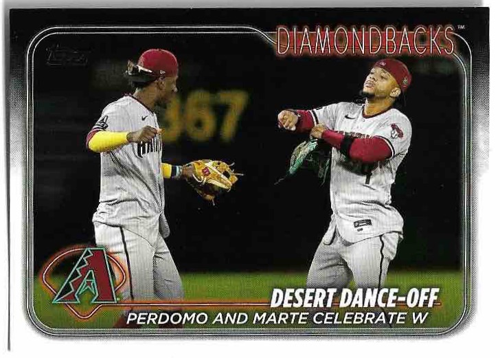 ARIZONA DIAMONDBACKS PRDOMO/MARTE 2024 Topps Series 1 Baseball