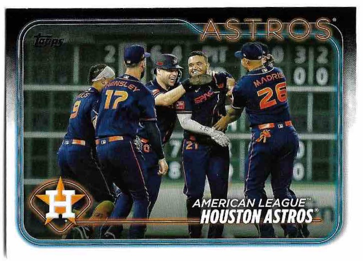 HOUSTON ASTROS 2024 Topps Series 1 Baseball