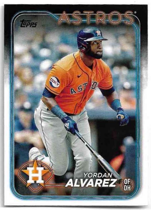 YORDAN ALVAREZ 2024 Topps Series 1 Baseball