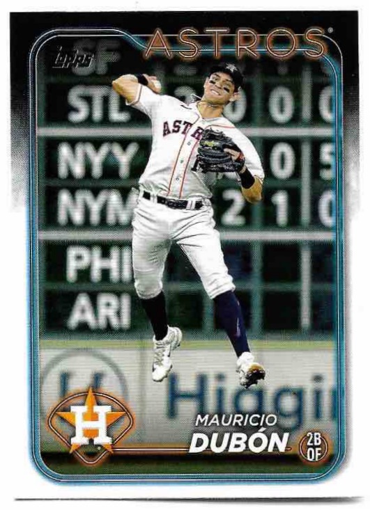 MAURICIO DUBON 2024 Topps Series 1 Baseball