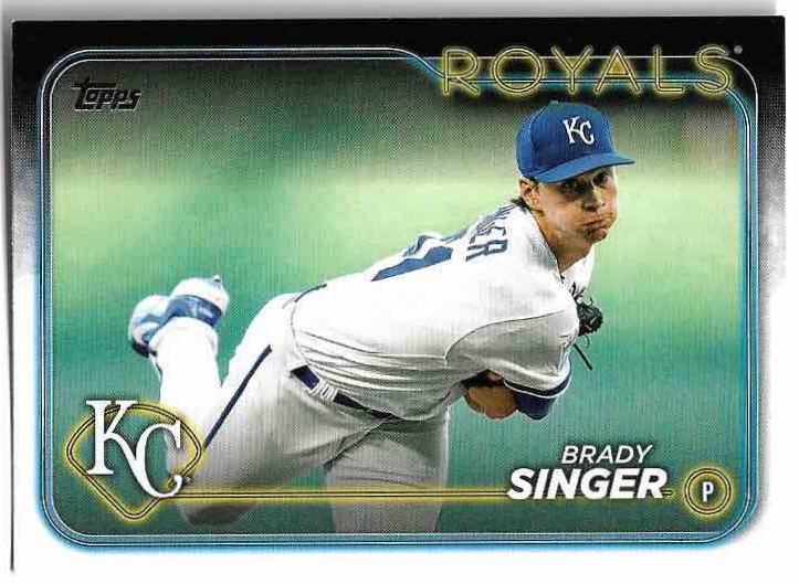 BRADY SINGER 2024 Topps Series 1 Baseball