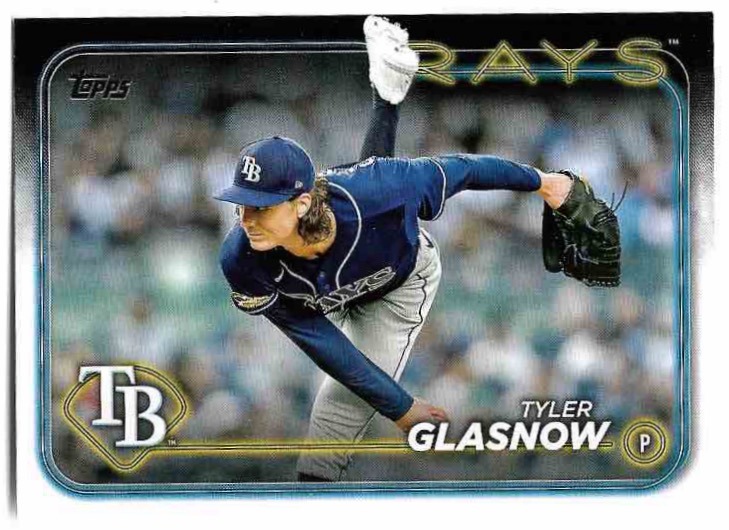 TYLER GLASNOW 2024 Topps Series 1 Baseball