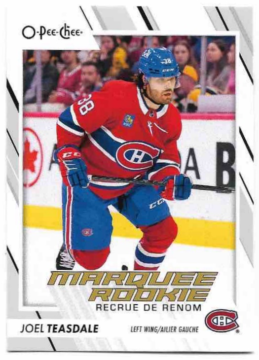 Marquee Rookie JOEL TEASDALE 23-24 UD O-Pee-Chee OPC