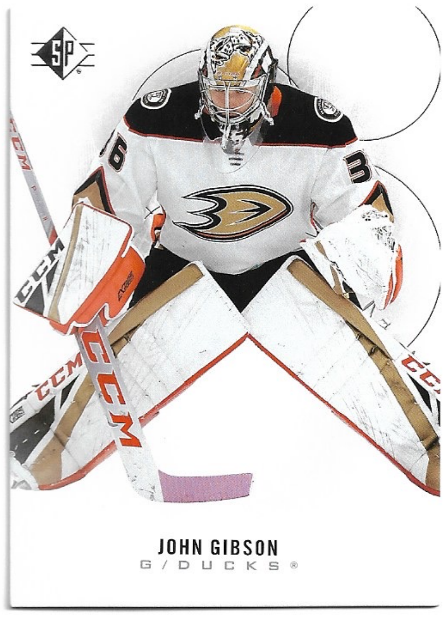 JOHN GIBSON 20-21 UD SP Hockey