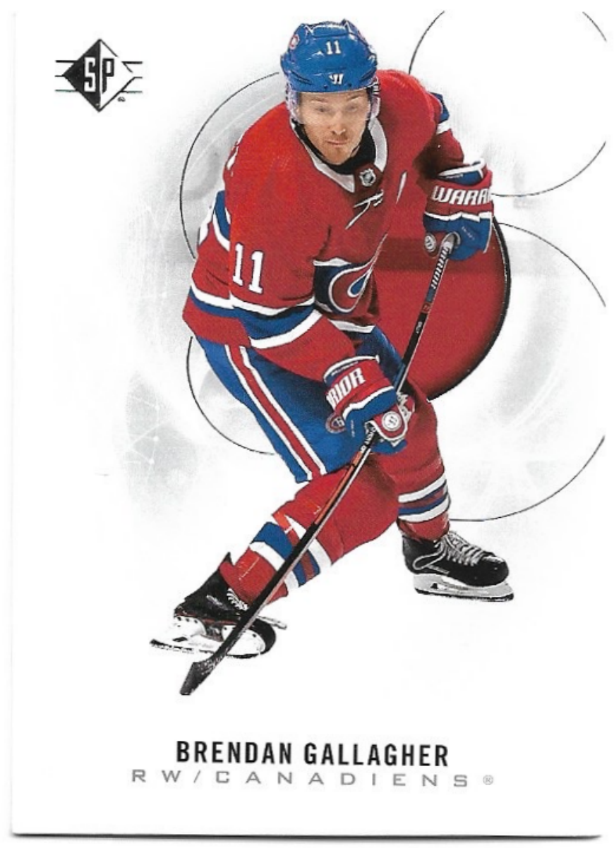 BRENDAN GALLAGHER 20-21 UD SP Hockey