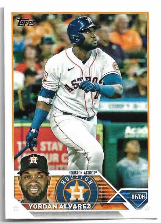 YORDAN ALVAREZ 2023 Topps Series 1 Baseball