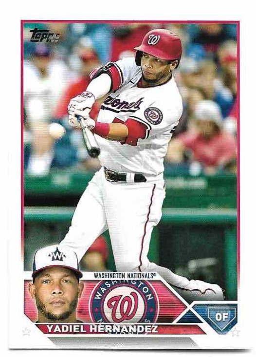 YADIEL HERNANDEZ 2023 Topps Series 1 Baseball