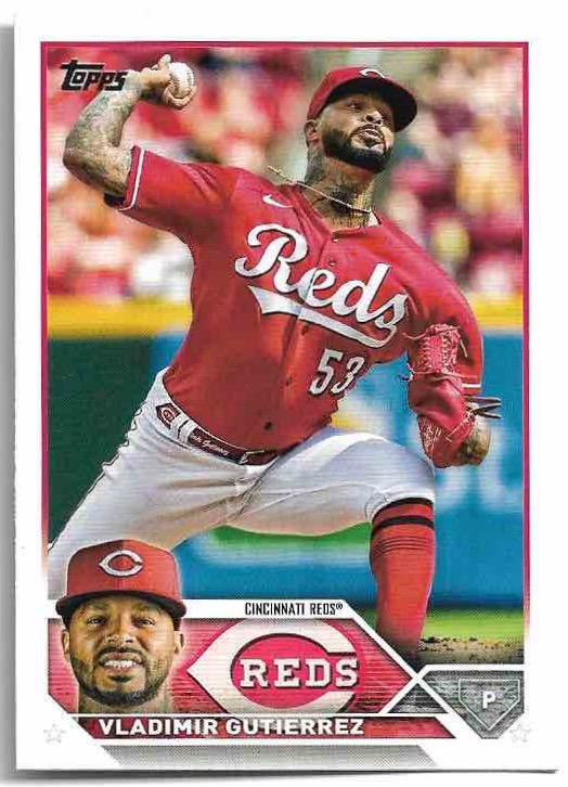 VLADIMIR GUTIERREZ 2023 Topps Series 1 Baseball