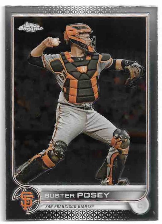 BUSTER POSEY 2022 Topps Chrome Baseball