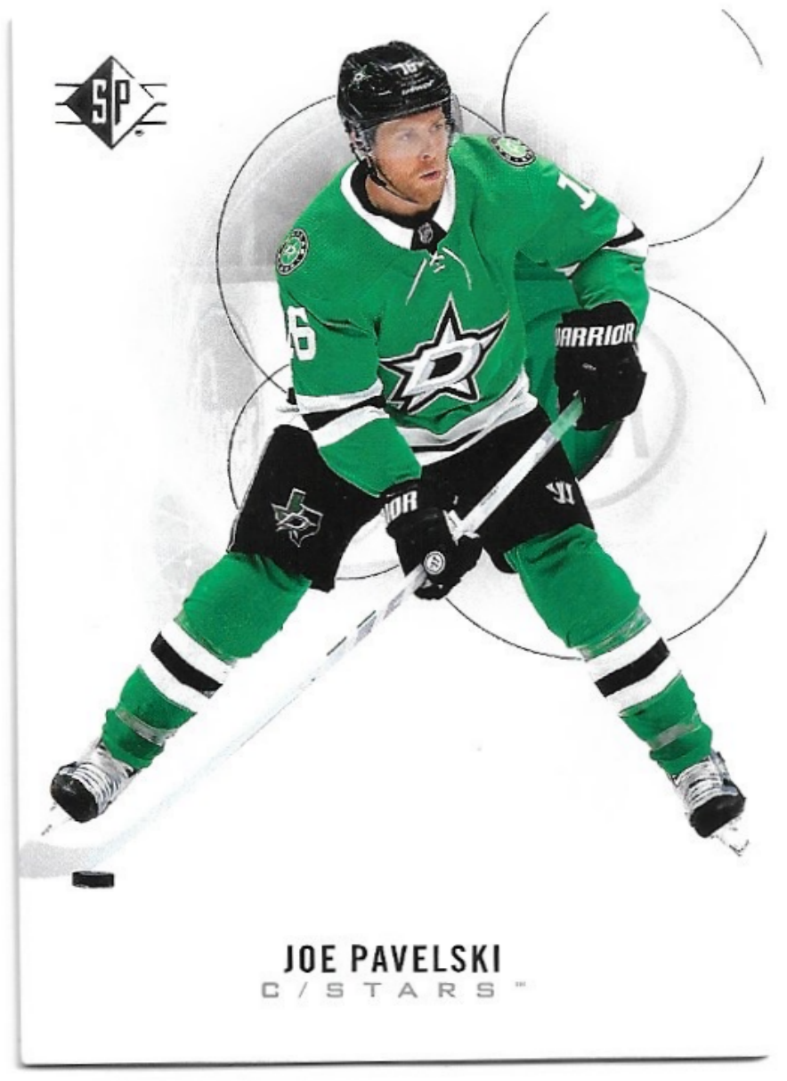 JOE PAVELSKI 20-21 UD SP Hockey