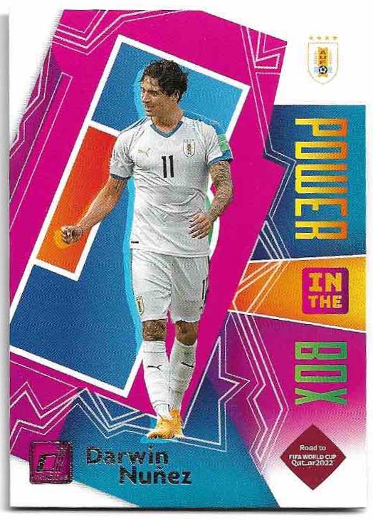 Power in the Box DARWIN NUNEZ 21-22 Panini Donruss Road to Qatar 