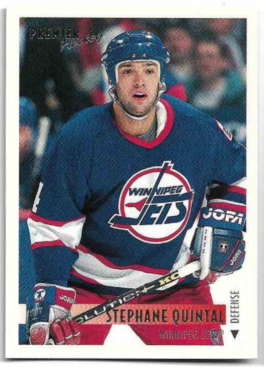 STEPHANE QUINTAL 94-95 Topps Premier