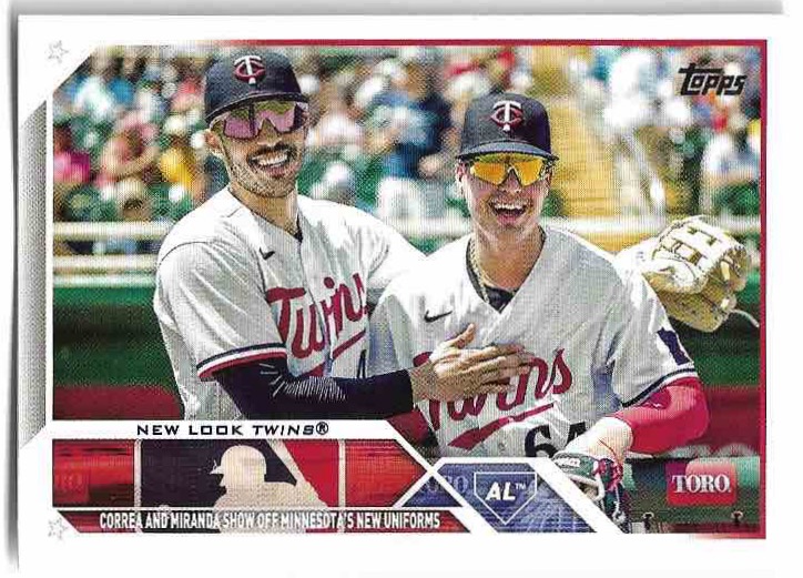 Veteran Combos CORREA/MIRANDA 2023 Topps Update Series Baseball